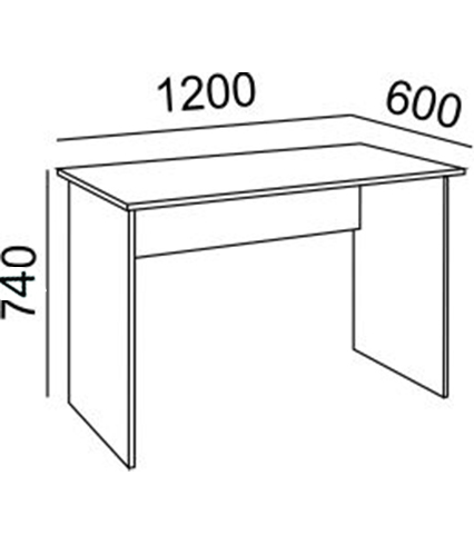 Остин М11 Стол прямой письменный 1200мм