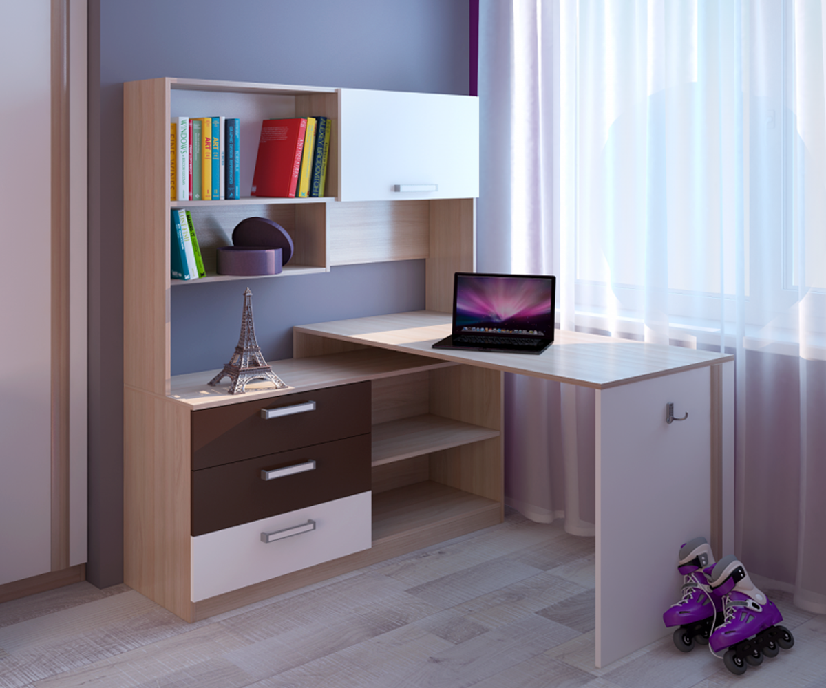 Модуль №7 Стол компьютерный «Walker» 1226*1234мм