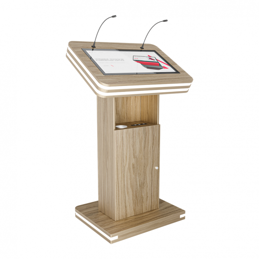 Интерактивная трибуна Light (МДФ светлый)