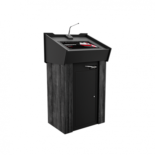 Интерактивная трибуна Wood (МДФ тёмный)