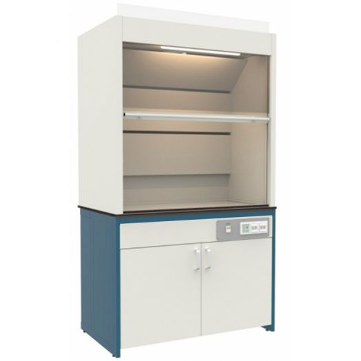 Шкаф вытяжной лабораторный, металлический (Синий)
