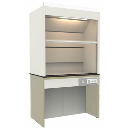 Шкаф вытяжной лабораторный, с камерой из ЛДСП без тумб (Бежевый)