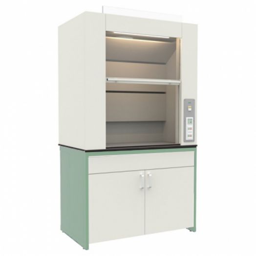 Шкаф вытяжной лабораторный,  типа А металлический (Зелёный)