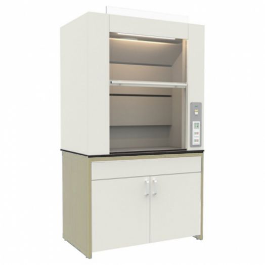 Шкаф вытяжной лабораторный,  типа А с камерой из ЛДСП (Бежевый)