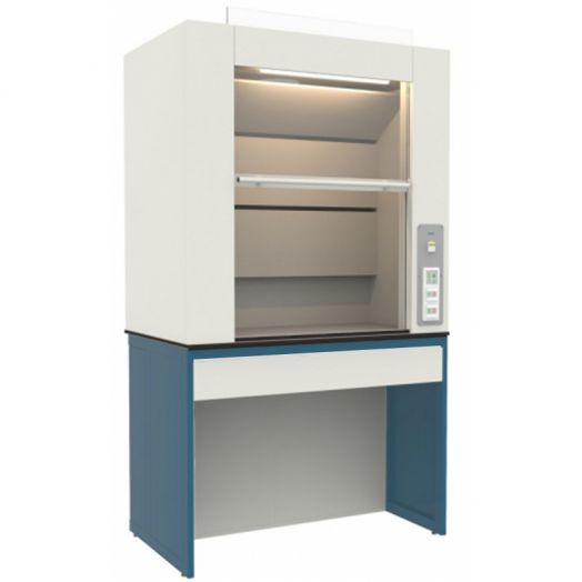 Шкаф вытяжной лабораторный,  типа А металлический без тумб (Синий)