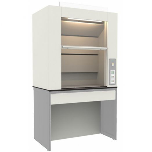 Шкаф вытяжной лабораторный,  типа А с камерой из ЛДСП без тумб (Серый)