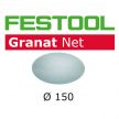 Шлифовальный материал на сетчатой основе FESTOOL Granat Net STF D150 P220 GR NET/50 комплект 50 шт 203308