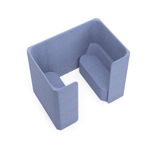 Модульный диван с перегородками для колл-центра L10-2 серии СПЕЙС