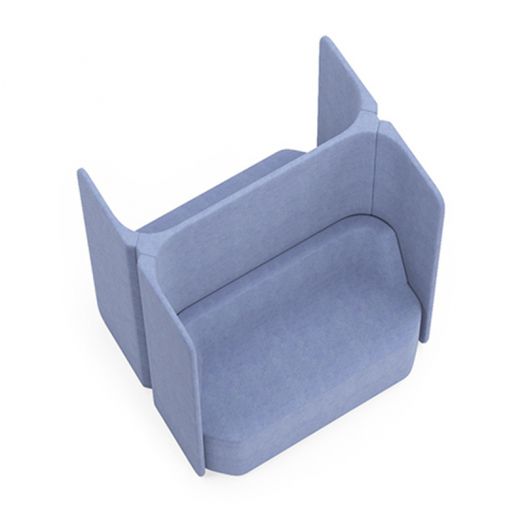 Модульный диван с перегородками для колл-центра L10-5 серии СПЕЙС