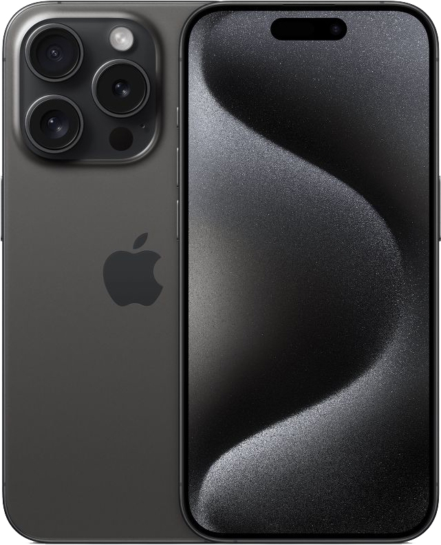 Apple iPhone 15 Pro 128 Гб Black Titanium (черный титан)