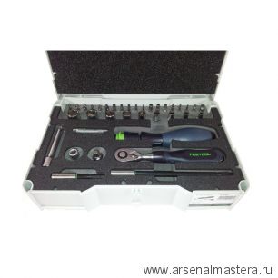 Комплект насадок монтажный FESTOOL CENTROTEC 1/4-CE RA-Set 37 в MINI-систейнере 497881