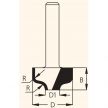 Фреза концевая врезная профильная  D35 B9,5 d 12  W.P.W. RRA3502