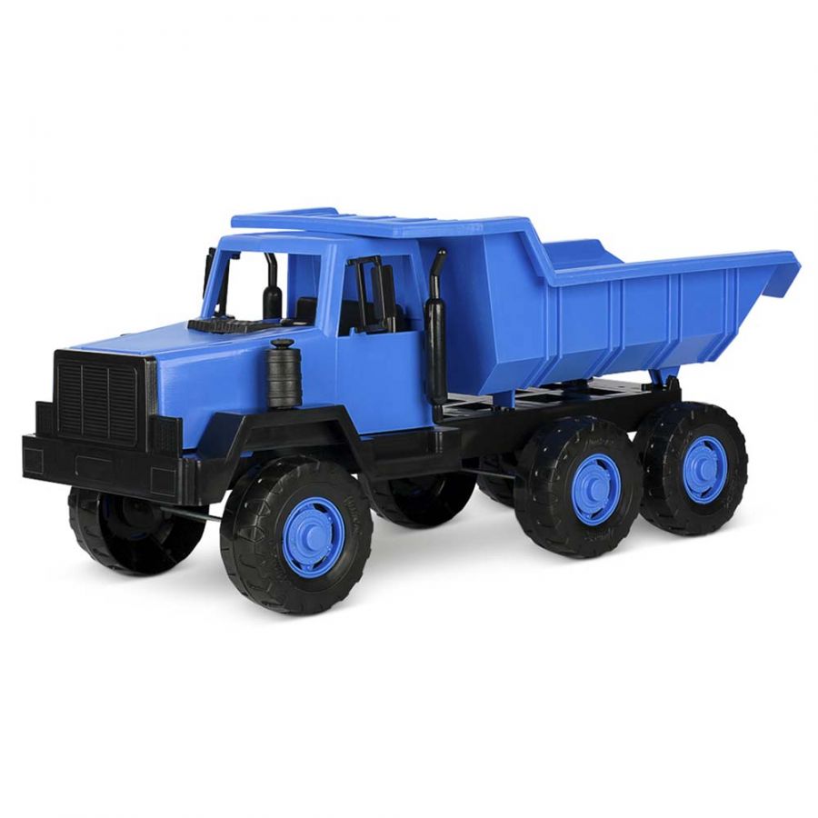 Самосвал Полярный с конструктором (в сетке, 47 см, 21 деталь)