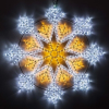 Фигура Arlight ARD-Snowflake-M12-900x900-576LED White/Warm Металл+ПВХ 034262 / Арлайт