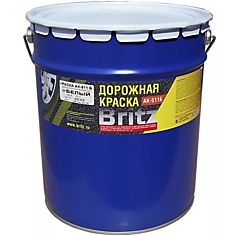 Краска для Дорожной Разметки Britz АК-511 25кг Синяя / Бриц.