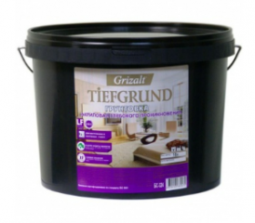 Грунтовка Grizalt Tiefgrund БС-324 10кг Глубокопроникающая для Внутренних и Наружных Работ / Гризальт Тифгрунт