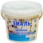 Эмаль для Ванных Комнат и Кухонь КБС 5кг Акриловая, Матовая, без Запаха.