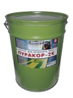 Грунт-Эмаль 2-х комп. Красбыт ПУРАКОР-2К 20кг Полиуретановая для Металлических и Бетонных Полов Полуматовая.