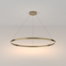 Светильник Подвесной Светодиодный Maytoni Rim MOD058PL-L54BS3K Золото.