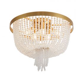 Люстра Потолочная Хрустальная Freya Ornament FR1008CL-04BS,Золото, Металл / Фрея.