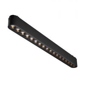 Трековый Однофазный Магнитный Светодиодный Светильник Maytoni Radity Points TR082-1-18W3K-M-B Черный, Металл.