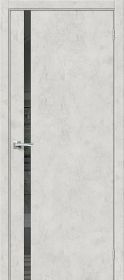 Межкомнатная Дверь с Экошпоном Bravo Браво-1.55 Look Art / Mirox Grey 700x2000мм (Полотно+Коробка+5 Наличников) / Браво.