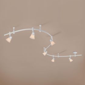 Трековый Гибкий Светильник Citilux Трек Модерн CL560260 Белый / Ситилюкс.