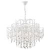 Люстра Хрустальная Freya Charlotte FR1001PL-09W Белый, Металл / Фрея.