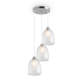 Светильник Подвесной Freya Astery FR5375PL-03CH Хром, Прозрачный