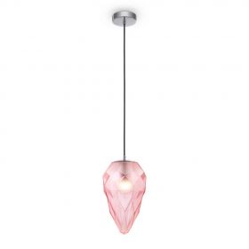 Светильник Подвесной Maytoni Globo P052PL-01PK Хром, Розовый.