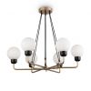Люстра Подвесная Freya Venetti FR5114PL-06G Белый, Металл / Фрея.