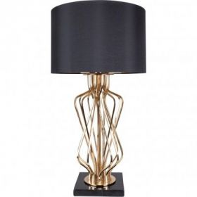 Лампа Настольная Arte Lamp Fire A4032LT-1GO Золото, Черный / Арт Ламп.