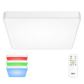 Светильник с Пультом Citilux Купер CL724K105G0 LED RGB Белый / Ситилюкс.