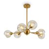 Люстра на Штанге Freya Sherry FR5121PL-06G Золото, Металл / Фрея.