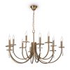 Люстра Подвесная Freya Forte FR1006PL-12G Золото, Металл / Фрея.