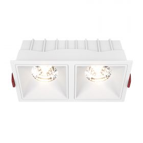 Светильник Модульный Встраиваемый Светодиодный Диммируемый Maytoni Alfa LED DL043-02-15W3K-D-SQ-W Белый.