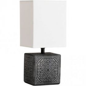 Лампа Настольная Arte Lamp Fiori A4429LT-1BA Античный Черный, Белый / Арт Ламп.