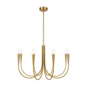 Люстра на Штанге Freya Branches FR5253PL-08BS Золото, Металл / Фрея.