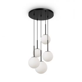 Светильник Подвесной Maytoni Basic form MOD321PL-05B Черный, Белый.