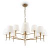 Люстра Подвесная Freya Rosemary FR5190PL-12BS1 Золото, Металл / Фрея.