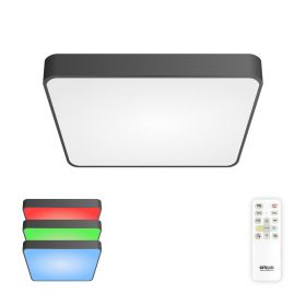 Светильник с Пультом Citilux Купер CL724K70G1 LED RGB Чёрный / Ситилюкс.