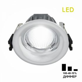 Встраиваемый Светильник с Диммером Citilux Гамма CLD004NW1 LED / Ситилюкс.
