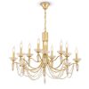 Люстра Подвесная Freya Zoe FR2009PL-12G Золото, Металл / Фрея.