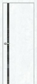 Межкомнатная Дверь с Экошпоном Bravo Браво-1.55 Snow Art / Mirox Grey 800x2000мм (Полотно 1шт) / Браво.