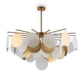 Люстра на Штанге Freya Porto FR5104PL-08BS2 Золото, Металл / Фрея.