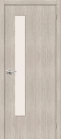 Межкомнатная Дверь с Экошпоном Bravo Браво-9 Cappuccino Melinga / Magic Fog 700x2000мм (Полотно 1шт) / Браво.