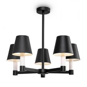 Люстра на Штанге Maytoni Tet-a-tet MOD104PL-05B Черный.