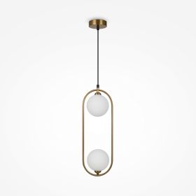Светильник Подвесной Maytoni Ring MOD013PL-02BS1 Золото, Белый.