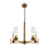 Люстра Подвесная Freya Adeline FR5214PL-05BS Золото, Металл / Фрея.