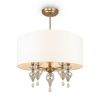 Люстра на Штанге Freya Raise FR5369CL-05BS1 Золото, Белый.